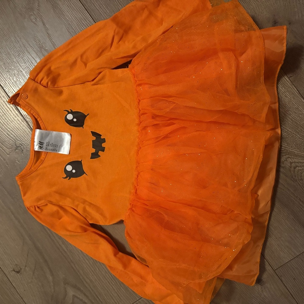 Orange Pumpkin Kids Costume